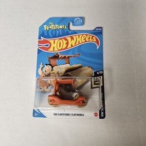 Hot Wheels HW Screen Time Orange The‎ Flintstones Flintmobile 235/250